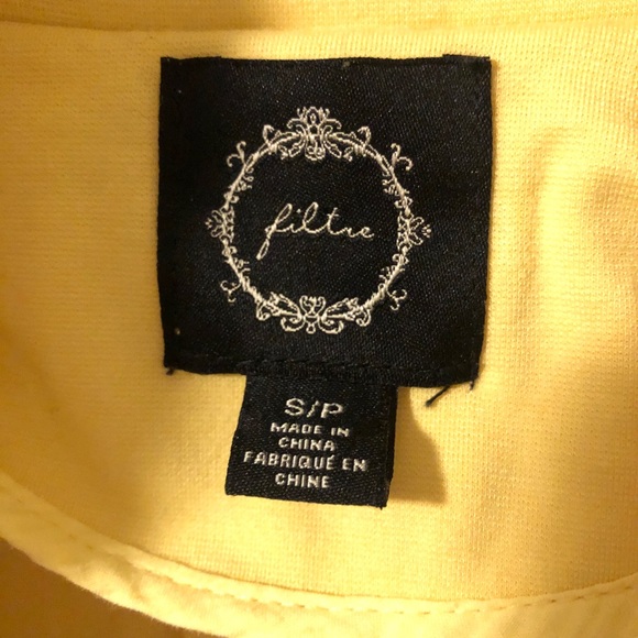 Anthropologie Filtre Yellow Jacket - Picture 2 of 3